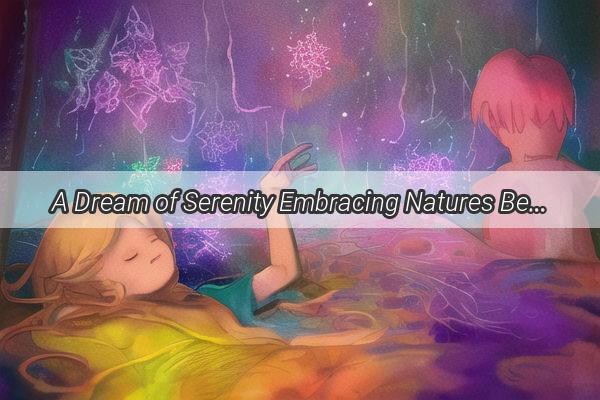 A Dream of Serenity Embracing Natures Beauty in a MountainFlowing Water and Blossoming Flower Fantasy